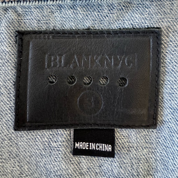 Blank NYC | Davey Raw Hem Denim Jacket | Small - Picture 5 of 7